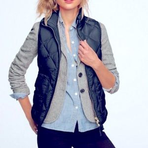 J Crew Excursion puffer vest in dark navy